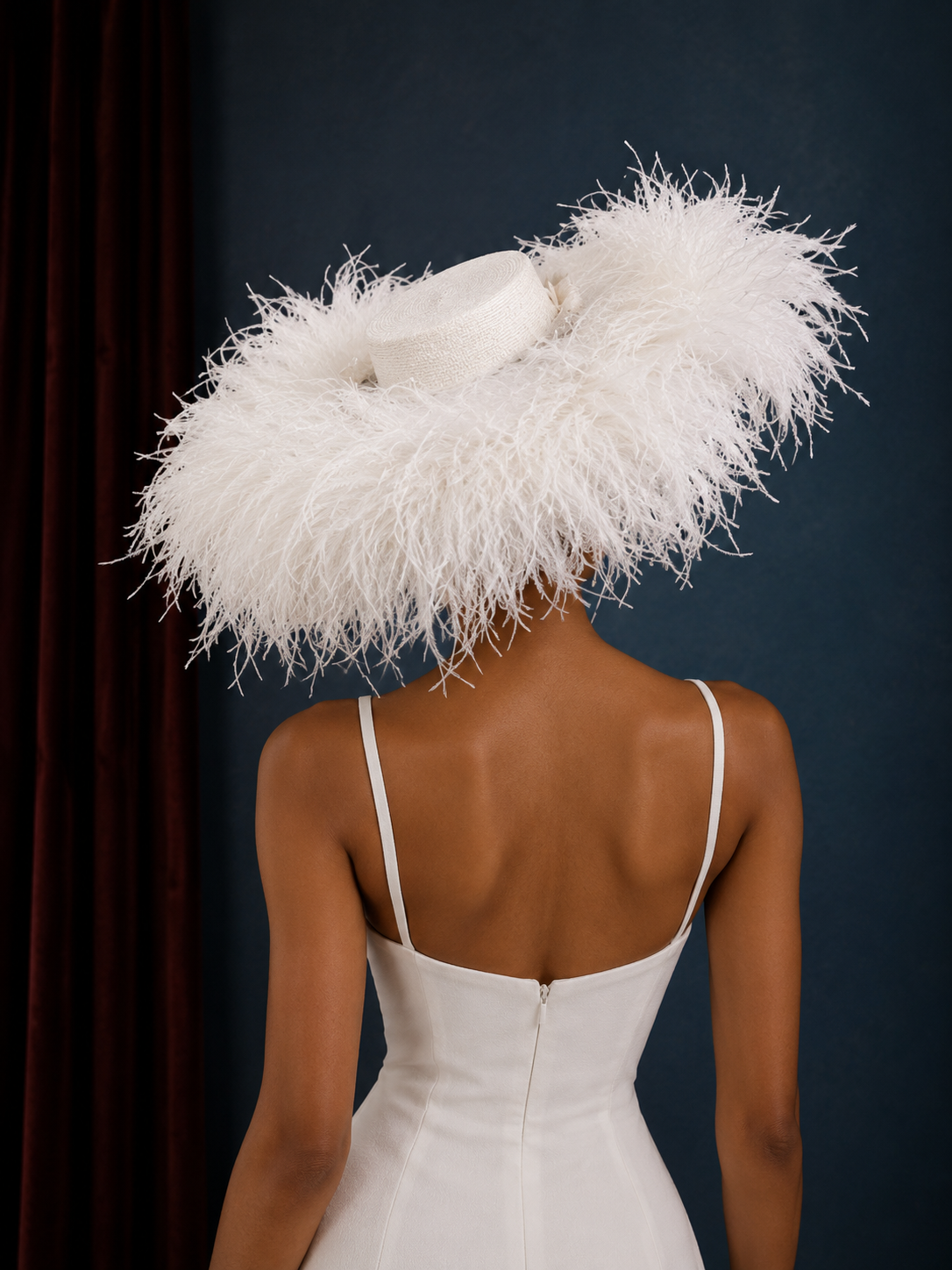Bianca Halo Hat